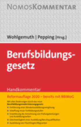 Wohlgemuth/Pepping, Berufsbildungsgesetz, 2. Auflage 2020