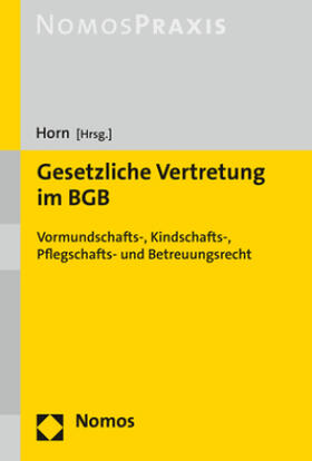 Horn, Gesetzliche Vertretung im BGB, 1. Auflage 2022