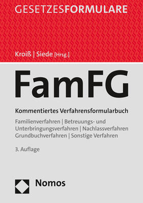 Kroiß/Siede, FamFG, 3. Auflage 2022