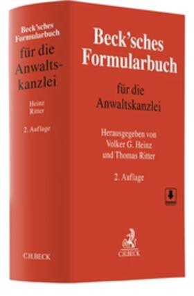 Heinz/Ritter, Beck'sches Formularbuch für die Anwaltskanzlei, 2. Auflage 2023